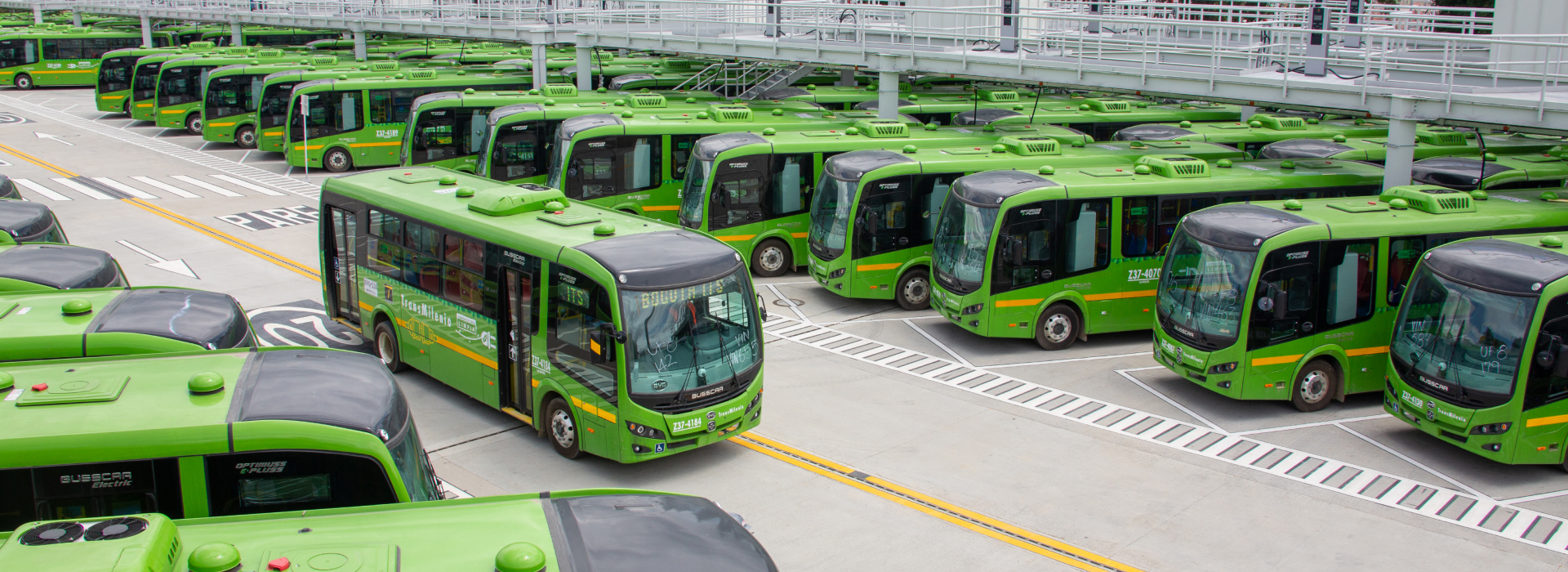 Fleet of electric busses